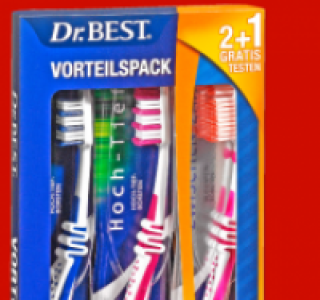 DR. BEST Zahnb&uuml;rste Hoch-Tief