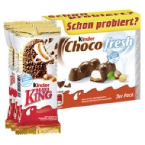kinder Choco fresh oder Maxi King