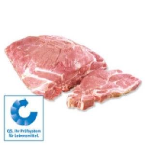Frisches Schweinenackenkotelett oder Schweinenackenbraten