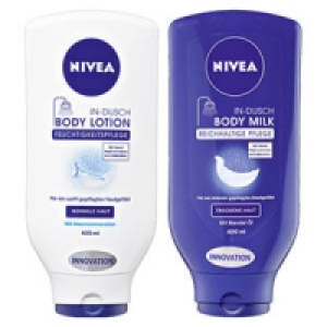 Nivea In-Dusch Body Milk oder Body Lotion