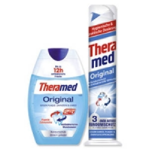 Theramed Spender, Liquid oder X-ite Zahncreme