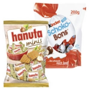 hanuta minis oder Schoko-Bons