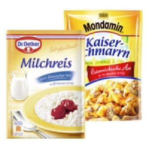 Dr. Oetker Süße Mahlzeit oder Mondamin Süße Gerichte 0.79 €