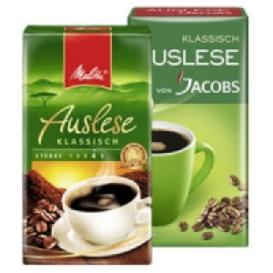Melitta Auslese oder Auslese von Jacobs