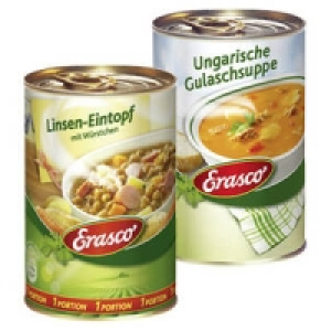 Erasco 1 Portion Linsen-Eintopf oder Gulaschsuppe