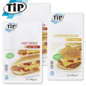 Hot Dogs oder Cheeseburger