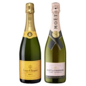 Champagner Mo&euml;t Nectar Imperial Ros&eacute; oder Veuve Clicquot Champagner, b