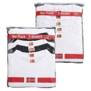Herren-T-Shirts, 5er-Pack