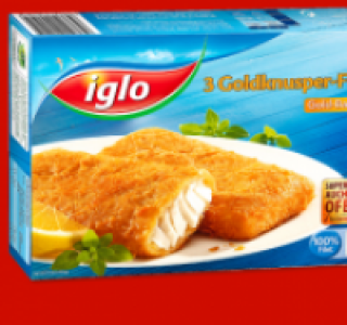 IGLO Goldknusper-Filets 1.99 €