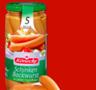 K&Ouml;NECKE Schinken Bockwurst