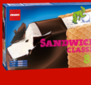 PENNY Sandwich Classic Eis