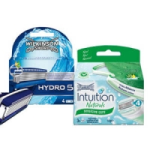 Wilkinson Hydro5 4er oder Intuition, 3er Rasierklingen
