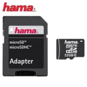 Highspeed-microSDHC-Karte 32 GB mit SDHC-Adapter 16.99&nbsp;&euro;