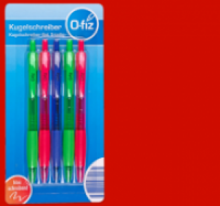 O-FIZ 5-teiliges Kugelschreiber-Set