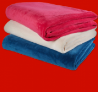 FACOTTI Mikrofaser-Kuscheldecke