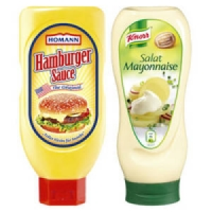 Knorr Salat-Mayonnaise, Homann Hamburger-Sauce oder Livio Tomatenketch