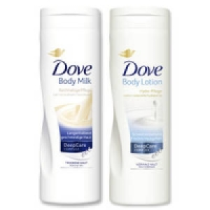 Dove Body Milk oder Lotion 2.49 €