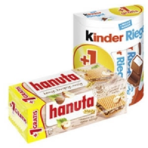 Ferrero duplo, kinder Riegel oder hanuta 10 +1