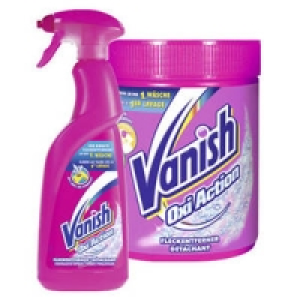 Vanish Oxi Action Pulver, Gel, Vorwaschspray oder Fleckenstop