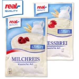 Milchreis oder Grie&szlig;brei klassische Art