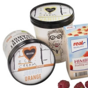 Melicena Bio-Eis Vanille, Choclate Chips, Haselnuss oder Joghurt-Orang 4.49&nbsp;&euro;