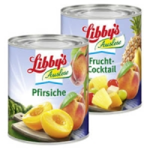 Libby&acute;s Pfirsiche, halbe Frucht oder Frucht-Cocktail