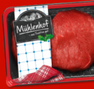 M&Uuml;HLENHOF Frische Rinder-H&uuml;ftmedaillons