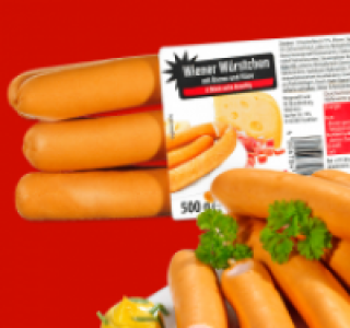Wiener W&uuml;rstchen mit Bacon und K&auml;se