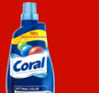 CORAL Color- oder Black-Waschmittel 3.29 €