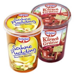 Dr. Oetker Sahne Pudding oder Gr&uuml;tze