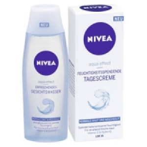 Nivea Feuchtigkeitsspendende Tagescreme, Gesichtswasser oder Reinigung 3.49 €