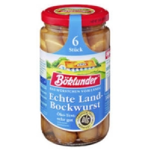 B&ouml;klunder Echte Land-Bockwurst