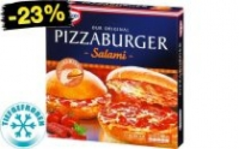 Dr. Oetker Pizzaburger 2.22 €