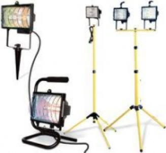 Halogenfluter mit Stativ, 2 x 400 W 34.99&nbsp;&euro;