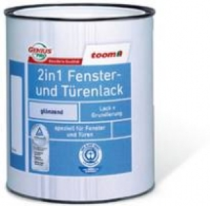 2in1 Fenster- und Türenlack 375 ml 10.99 €
