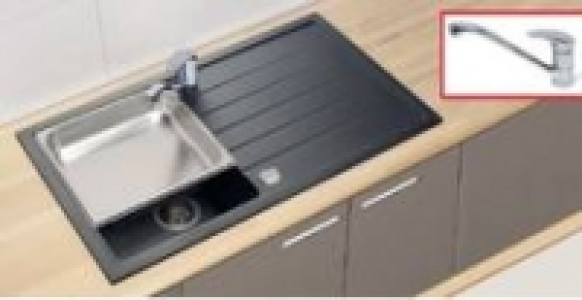 Einbauspüle Waterstation Style 100 Set Nero 129.99 €