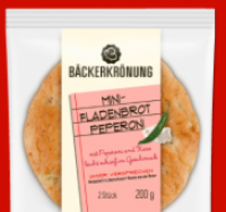 BÄCKERKRÖNUNG Mini-Fladenbrot 0.99 €