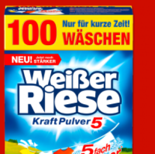 WEISSER RIESE Voll- oder Color-Waschmittel Pulver