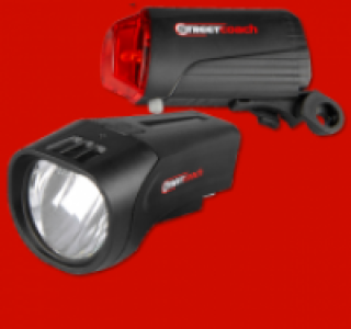 STREET COACH LED-Fahrradleuchten-Set