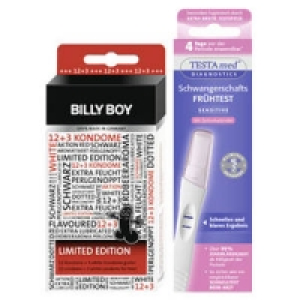 Billy Boy 12 + 3, Limited Edition oder Testamed Schwangerschaftstest