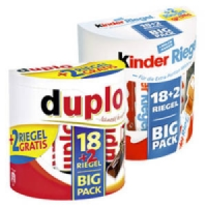 duplo oder kinder Riegel 2.59 €