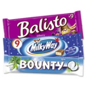 Milky Way, Balisto Korn Mix oder Bounty