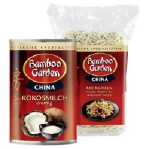 Bamboo Garden Kokosmilch oder Mie-Nudeln