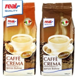 Caffe Crema ganze Bohne classico oder dolce