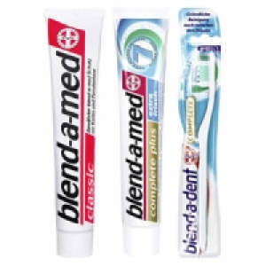 blend-a-med Complete Zahncreme oder blend-a-dent Zahnbürste Complete 0.85 €
