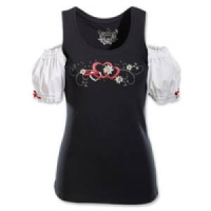 Damen-Shirt mit Blusenarmen