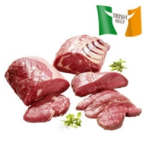 Frische Irische Rinderh&uuml;ftsteaks, H&uuml;ftbraten oder Entrec&ocirc;te