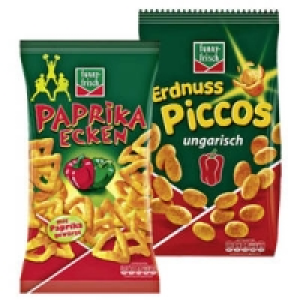 funny-frisch Paprika Ecken, Ringli, Jumpys, Piccos oder Frit-Sticks, u 0.99 €