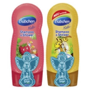 B&uuml;bchen Kids Shampoo & Shower + Anh&auml;nger an der Flasche