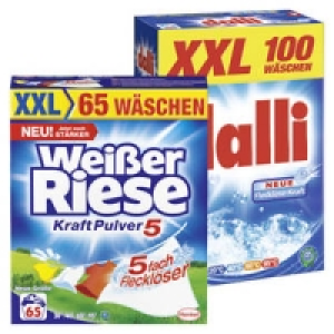 Wei&szlig;er Riese Vollwaschmittel oder Dalli Pulver